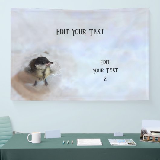 Tidi my Bird the Parus Major Banner (Messe)