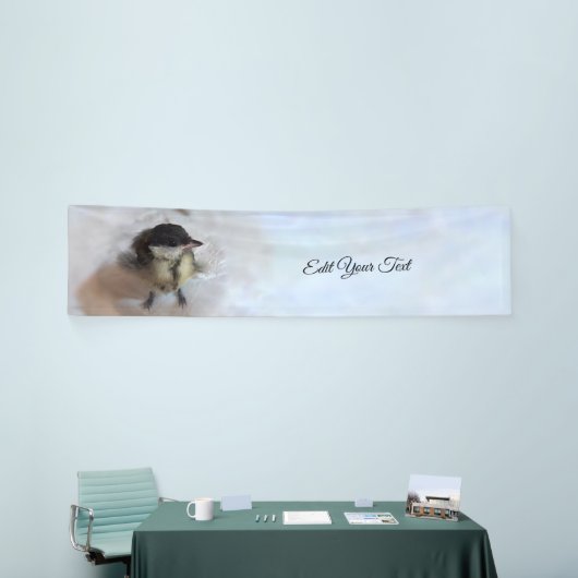 Tidi my Bird the Parus Major Banner (Messeveranstaltung)