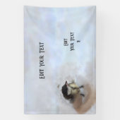 Tidi my Bird the Parus Major Banner (Vertikal)