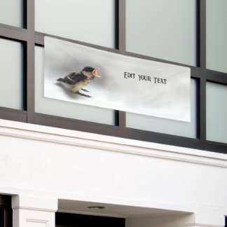 Tidi my Bird the Parus Major Banner