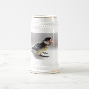 Tidi my Bird the Parus Major Bierglas