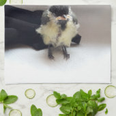 Tidi my Bird the Parus Major Geschirrtuch (Gefaltet)