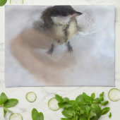 Tidi my Bird the Parus Major Geschirrtuch (Gefaltet)