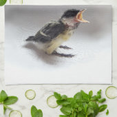 Tidi my Bird the Parus Major Geschirrtuch (Gefaltet)
