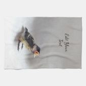 Tidi my Bird the Parus Major Geschirrtuch (Horizontal)