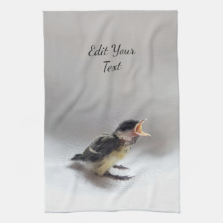 Tidi my Bird the Parus Major Geschirrtuch