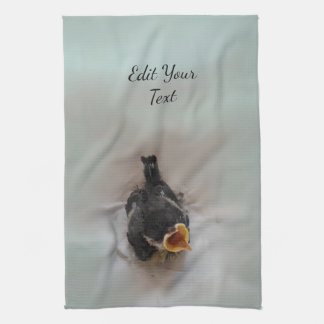 Tidi my Bird the Parus Major Geschirrtuch