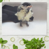 Tidi my Bird the Parus Major Geschirrtuch (Gefaltet)