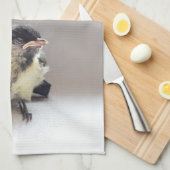 Tidi my Bird the Parus Major Geschirrtuch (Viertel Falte)