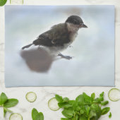 Tidi my Bird the Parus Major Geschirrtuch (Gefaltet)