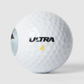 Tidi my Bird the Parus Major Golfball (Logo)