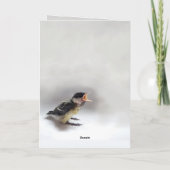 Tidi my Bird the Parus Major Karte (Rückseite)