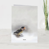 Tidi my Bird the Parus Major Karte (Rückseite)