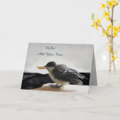 Tidi my Bird the Parus Major Karte (Gelbe Blume)