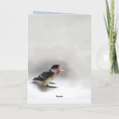 Tidi my Bird the Parus Major Karte (Rückseite)