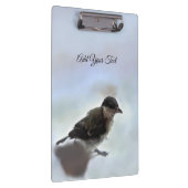 Tidi my Bird the Parus Major Klemmbrett (Rechts)