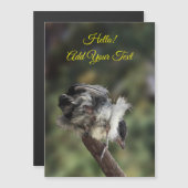 Tidi my Bird the Parus major Magnetic Card Magnetkarte (Vorne/Hinten)