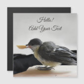 Tidi my Bird the Parus major Magnetic Card Magnetkarte (Vorne/Hinten)