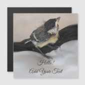 Tidi my Bird the Parus major Magnetic Card Magnetkarte (Vorne/Hinten)