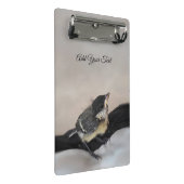 Tidi my Bird the Parus Major Mini Klemmbrett (Schrägansicht)