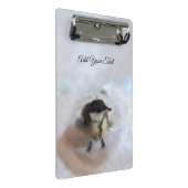 Tidi my Bird the Parus Major Mini Klemmbrett (Schrägansicht)