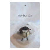 Tidi my Bird the Parus Major Mini Klemmbrett (Rückseite)