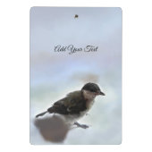 Tidi my Bird the Parus Major Mini Klemmbrett (Rückseite)