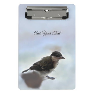 Tidi my Bird the Parus Major Mini Klemmbrett