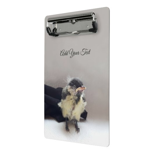 Tidi my Bird the Parus Major Mini Klemmbrett (Gewinkelt2)