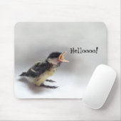 Tidi my Bird the Parus Major Mousepad (Mit Mouse)