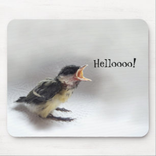 Tidi my Bird the Parus Major Mousepad
