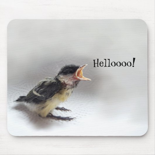 Tidi my Bird the Parus Major Mousepad (Vorne)