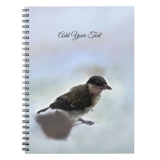 Tidi my Bird the Parus Major Notizblock (Vorderseite)