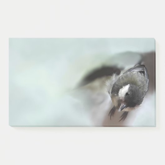 Tidi my Bird the Parus Major Post-it Klebezettel (Vorderseite)