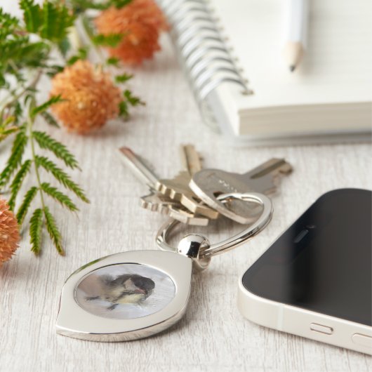 Tidi my Bird the Parus Major Schlüsselanhänger (Seite)