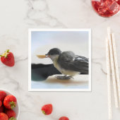 Tidi my Bird the Parus Major Serviette (Beispiel)