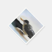 Tidi my Bird the Parus Major Serviette (Ecke)