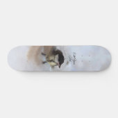 Tidi my Bird the Parus Major Skateboard (Horizontal)