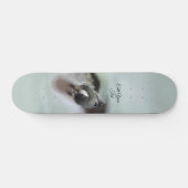Tidi my Bird the Parus Major Skateboard (Horizontal)