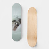 Tidi my Bird the Parus Major Skateboard (Vorderseite)
