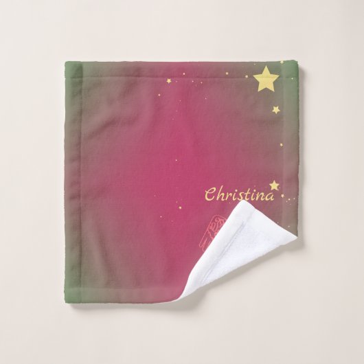 "Tidings of Great Joy" Angel Towel Badhandtuch Set (Waschlappen)