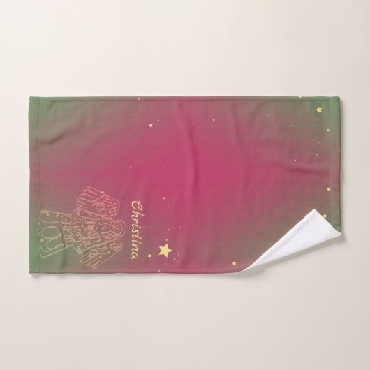 "Tidings of Great Joy" Angel Towel Badhandtuch Set (Handtuch)
