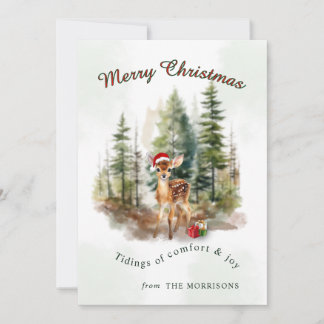 Tidings of Joy Christmas Greeting Card Einladung