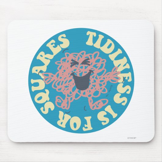 Tidness ist für Quadrate Mousepad (Vorne)