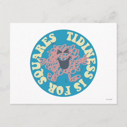 Tidness ist für Quadrate Postkarte (Vorderseite)