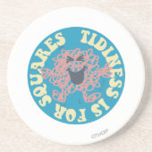 Tidness ist für Quadrate Sandstein Untersetzer (Vorne)