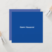 Tidy Blue Modern QR-Code Karte (Vorderseite/Rückseite Beispiel)