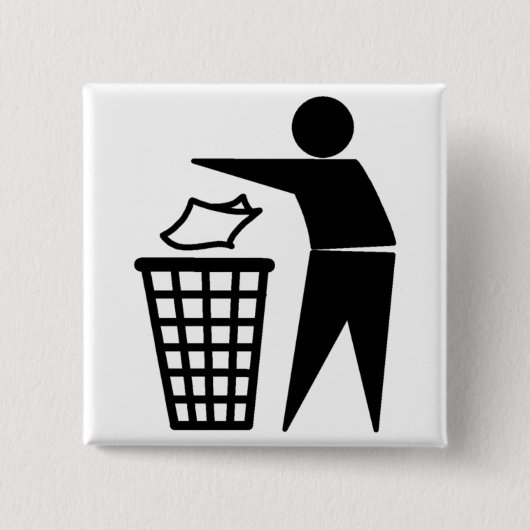 Tidy Man Button (Vorderseite)