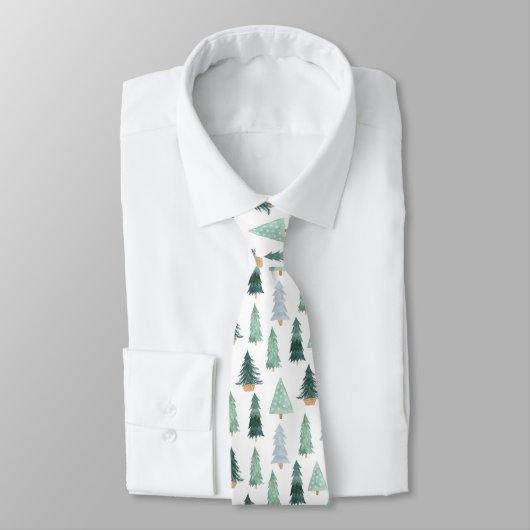 Tie - Christmas Pattern Krawatte (Gebunden)