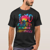 Tie Dye 100 Days of Making a Difference 100th Day T-Shirt (Vorderseite)